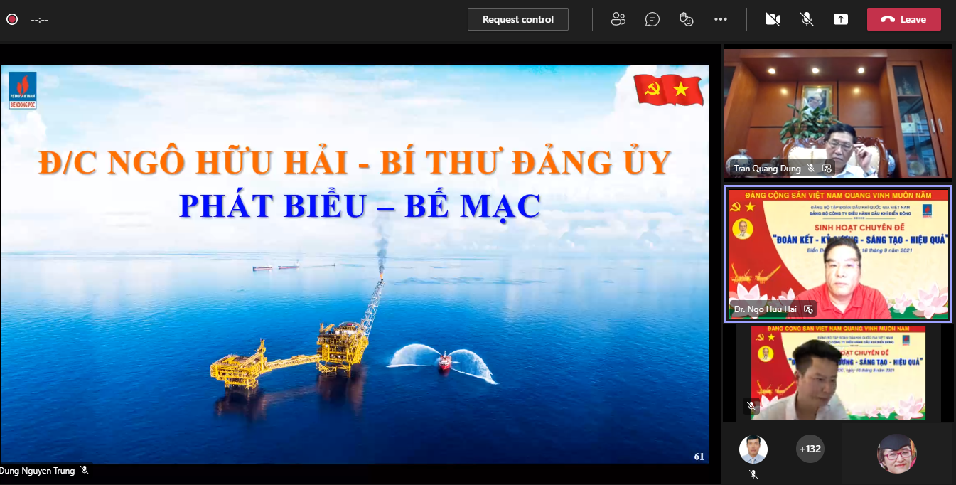 Đảng bộ BIENDONG POC: Quyết tâm đưa “Đoàn kết - Kỷ cương - Sáng tạo - Hiệu quả” thành hành động cách mạng cụ thể