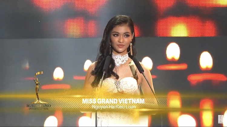 Á hậu Kiều Loan gây tiếc nuối vì trượt Top 5 Miss Grand International