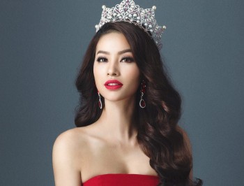 Phạm Hương dự thi Hoa hậu Hoàn vũ 2015 tại Mỹ