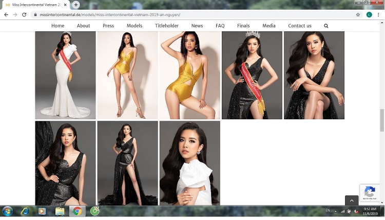 Á hậu Thúy An khoe ảnh bikini nóng bỏng trên trang chủ Miss Intercontinental