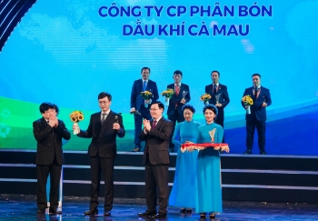 Phân bón Cà Mau nhận giải thưởng Thương hiệu quốc gia