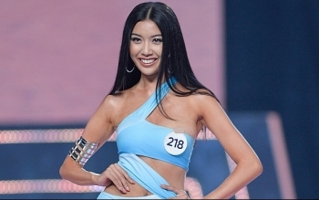 Bán kết Hoa hậu Hoàn vũ Việt Nam 2019: Thúy Vân gặp sự cố nhạy cảm trong phần thi bikini