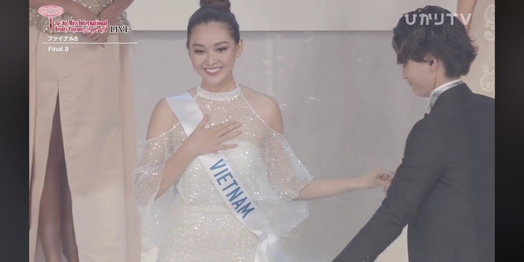 Á hậu Tường San bất ngờ “ẵm” thành tích mới hậu Miss International 2019