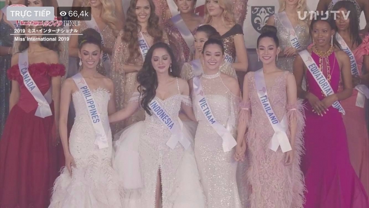 Á hậu Tường San bất ngờ “ẵm” thành tích mới hậu Miss International 2019