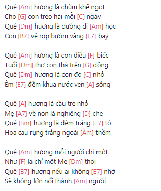 Lời bài hát 