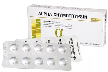 Cẩn trọng với thuốc chứa chymotrypsin
