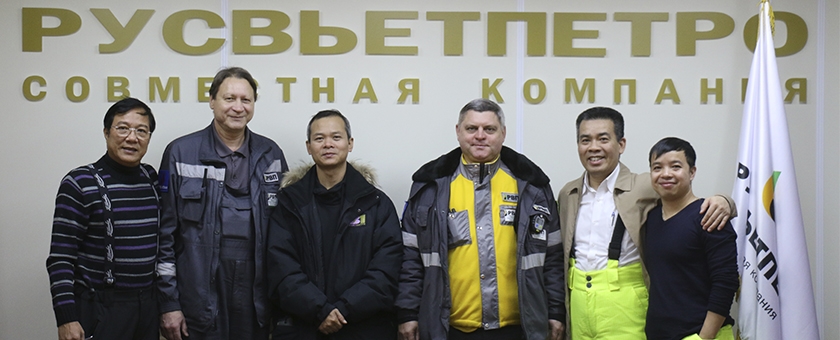 Đội ngũ người lao động Việt Nam, LB Nga trong Liên doanh RUSVIETPETRO