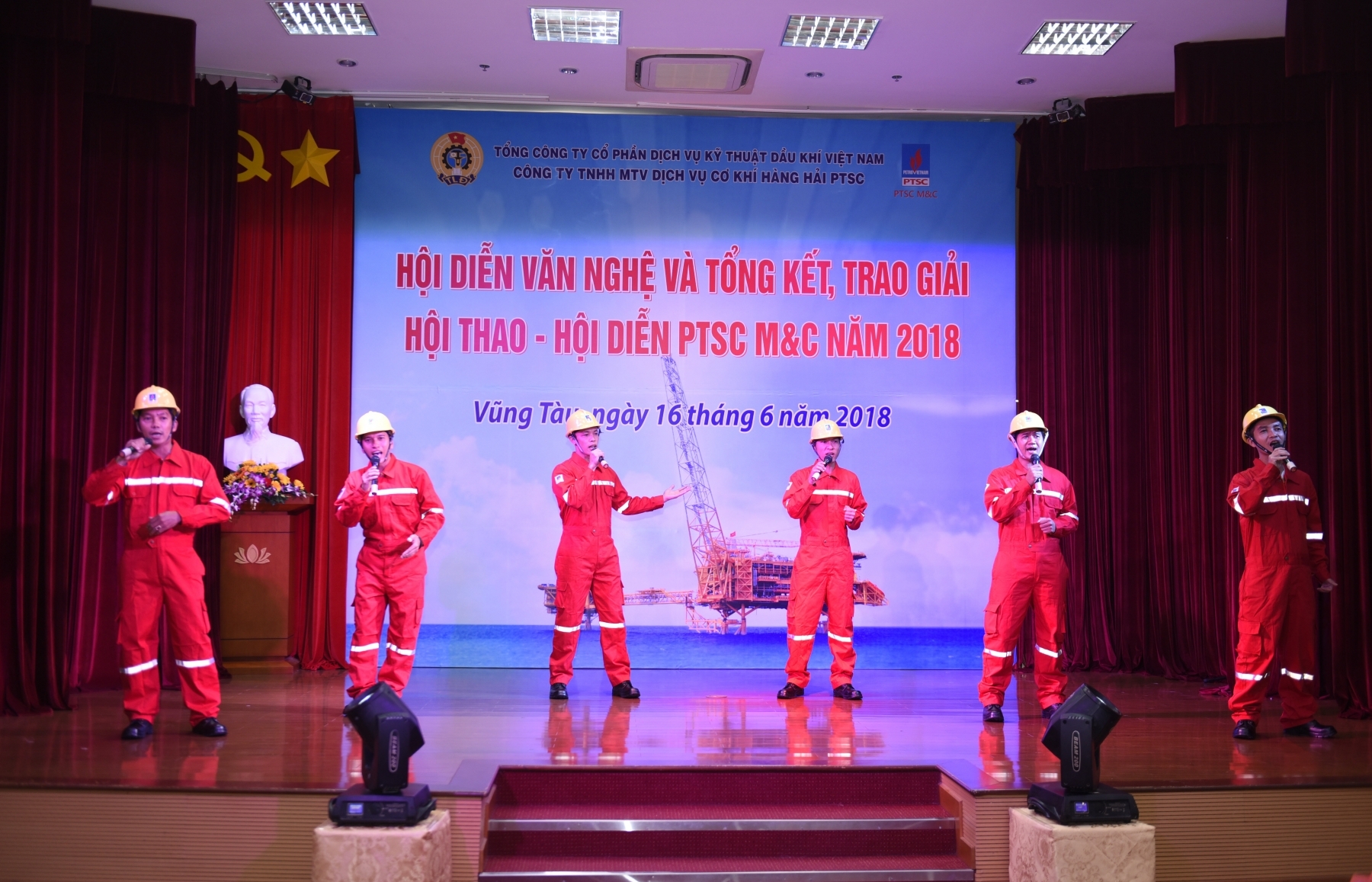 Công đoàn PTSC M&C: Trao giải Hội thao – Hội diễn năm 2018