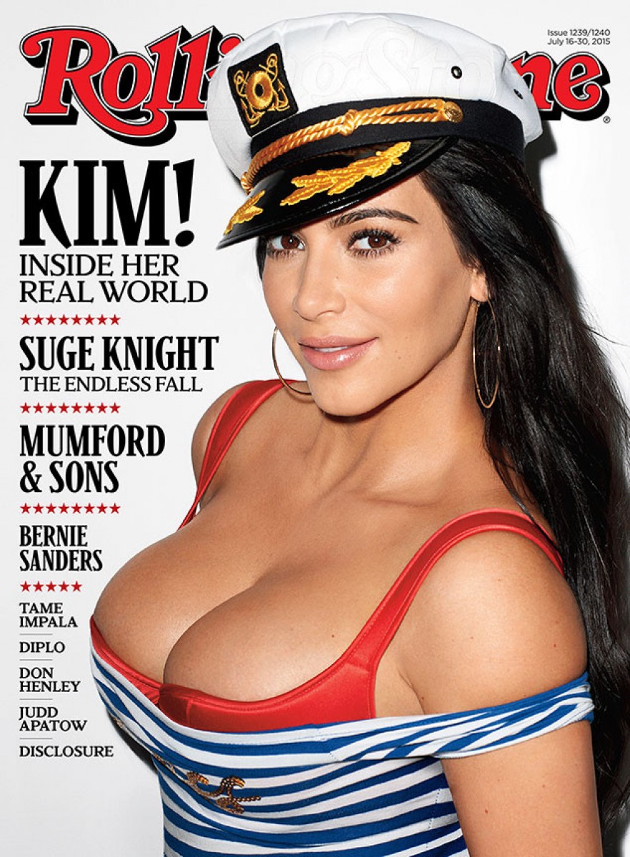 Hình ảnh cô Kim trên tạp chí danh tiếng Rolling Stone