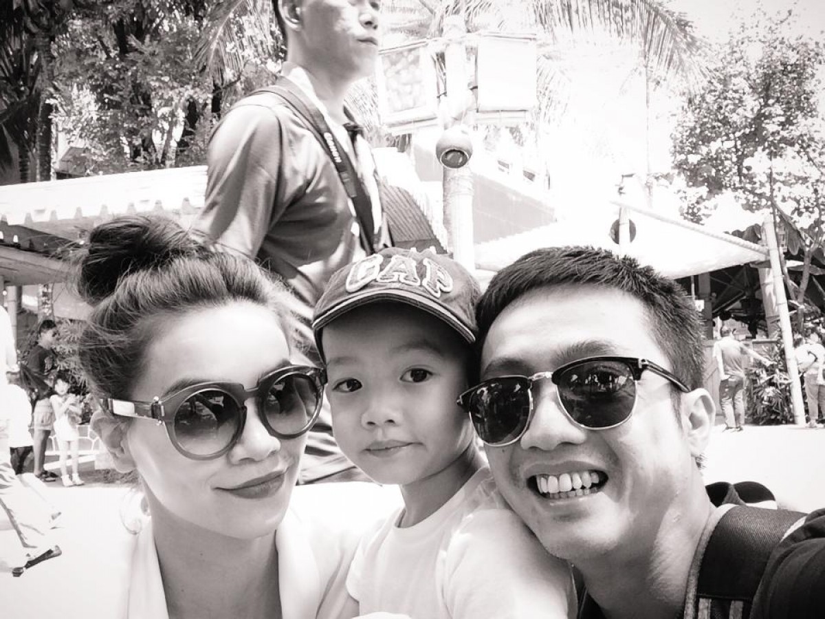 Gia đình cặp đôi nổi tiếng showbiz Việt