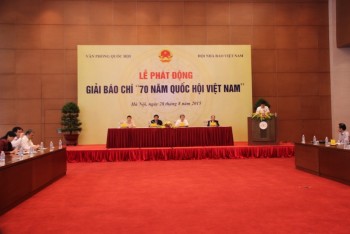Khởi động Giải báo chí “70 năm Quốc hội Việt Nam”
