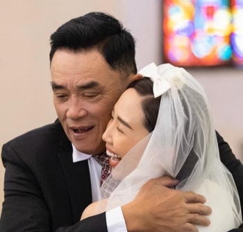 Cha Tóc Tiên chia sẻ khoảnh khắc hạnh phúc bên con gái trong lễ cưới
