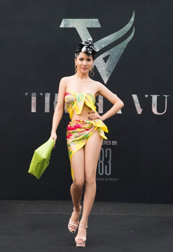 ntk trisha vu tro lai san catwalk sau 6 nam vang bong