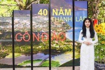 Hoa hậu Loan Vương tham dự lễ kỷ niệm 40 năm Di tích quốc gia đặc biệt Côn Đảo