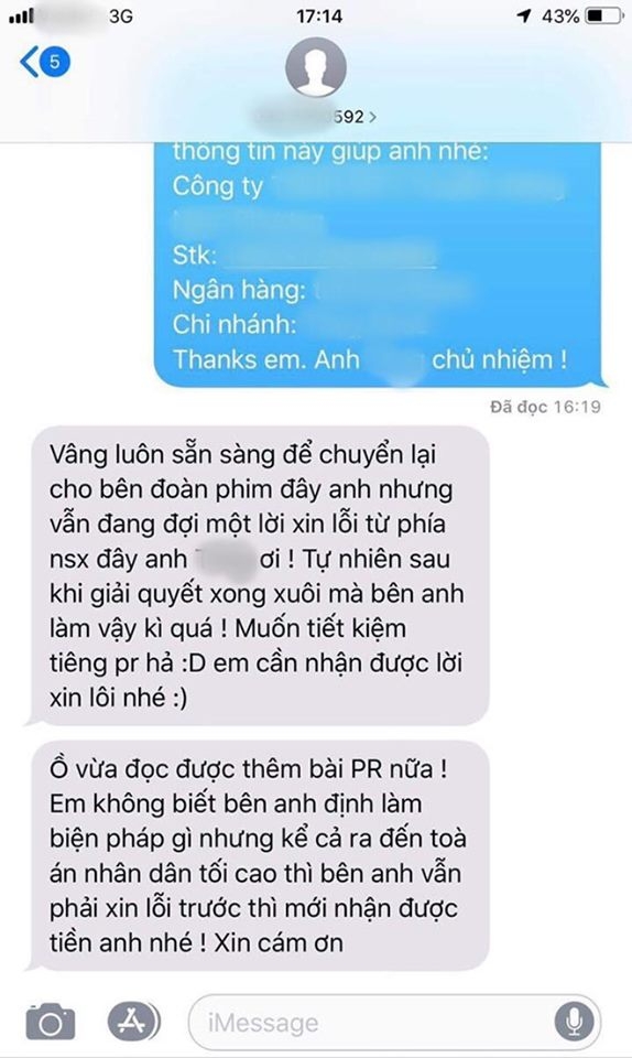 huynh anh bang moi gia toi muon doan phim phai xin loi toi