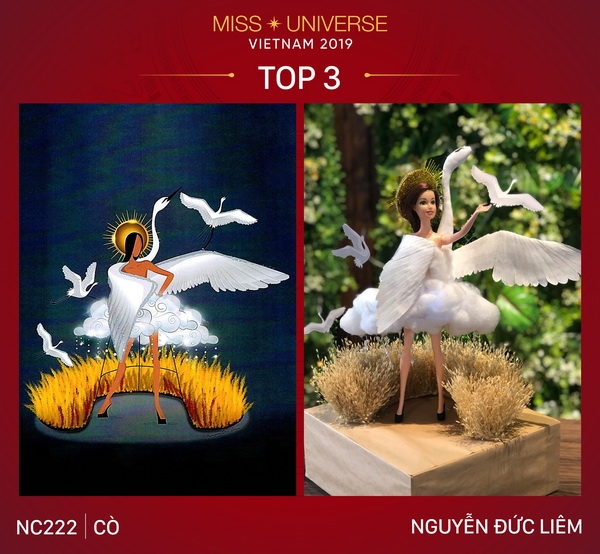 cong bo top 3 trang phuc dan toc cho hoang thuy tai miss universe 2019