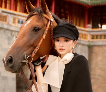 Kaity Nguyễn hóa quý cô sang chảnh cưỡi ngựa trong Đại Nội Huế
