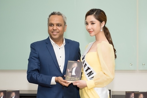 Người đẹp Mỹ Huyền gặp gỡ triệu phú Malaysia tại Miss International Globe