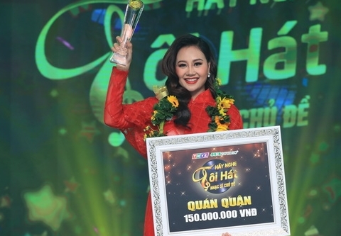 Hà Thúy Anh giành giải quán quân "Hãy nghe tôi hát 2019"