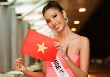 Hoàng Thùy chính thức lên đường tham dự Miss Universe 2019