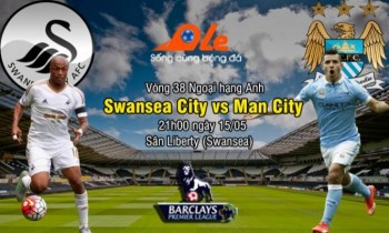 Link xem trực tiếp bóng đá: Swansea City - Manchester City