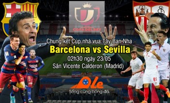 Link xem trực tiếp bóng đá: Barcelona - Sevilla