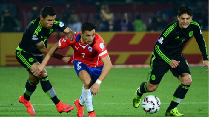 Link xem trực tiếp bóng đá: Mexico - Chile