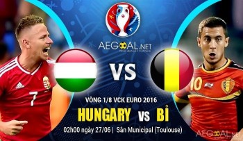 Link xem trực tiếp bóng đá: Hungaria - Bỉ