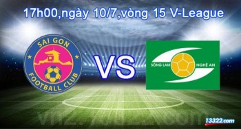 Link xem trực tiếp bóng đá: Sài Gòn FC - Sông Lam Nghệ An