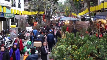 Người dân đổ về chợ trăm tuổi sắm Tết
